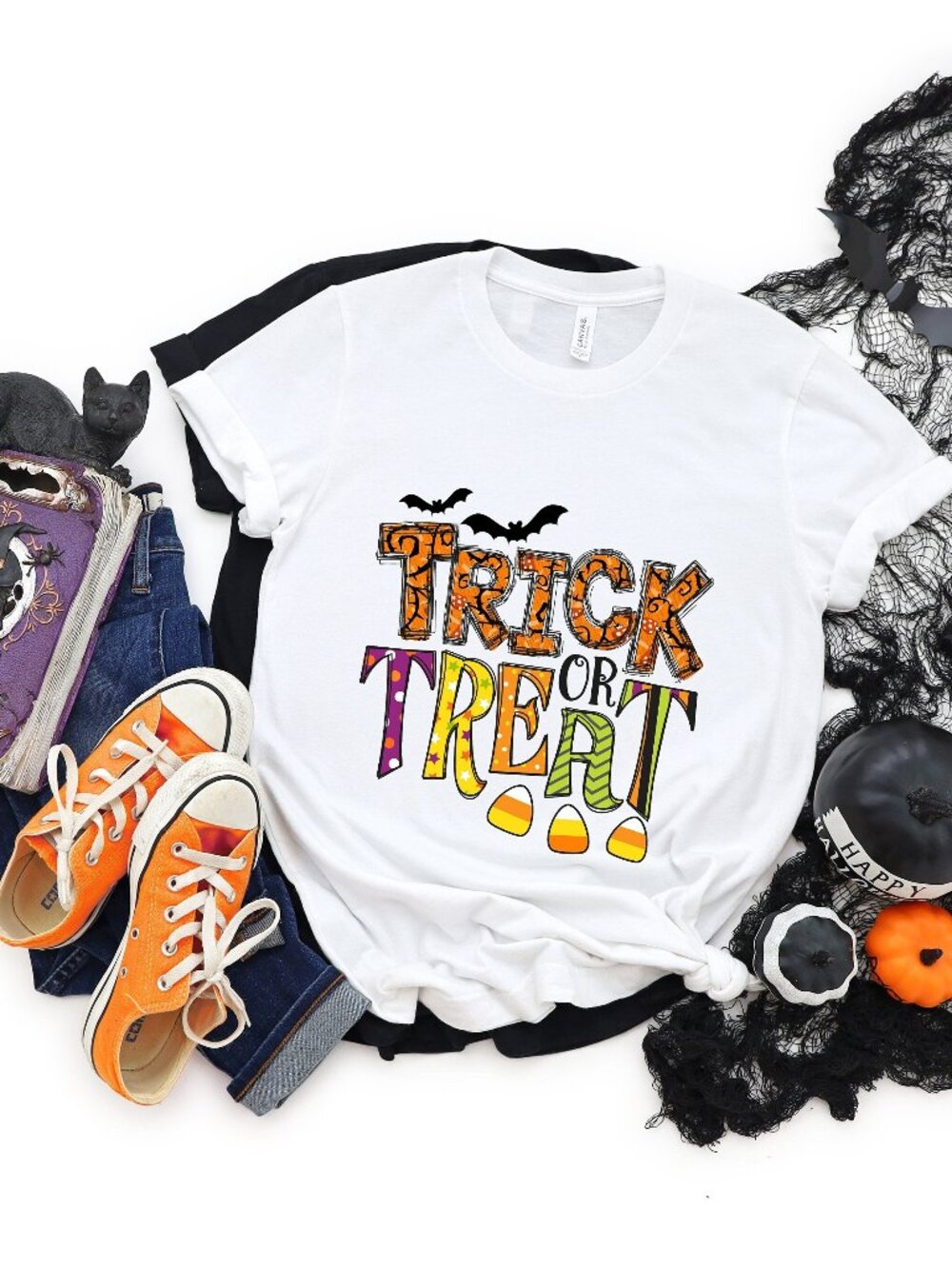 Trick or Treat, Trick or Treat Shirt, Funny Halloween T-Shirt, Toddler Halloween
